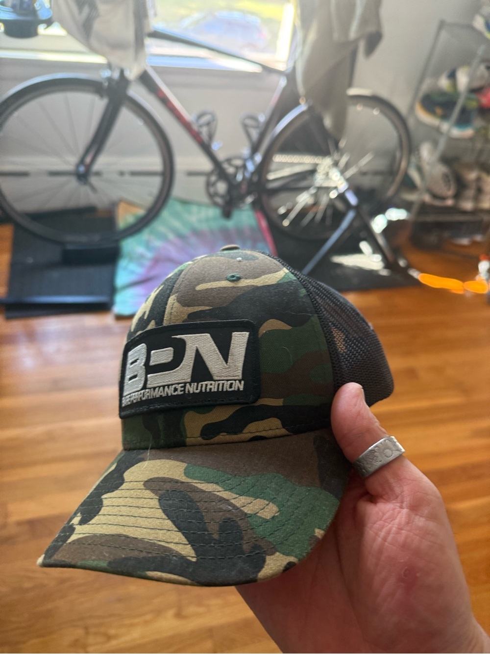 bp Camouflage Trucker Hat - Green & Brown